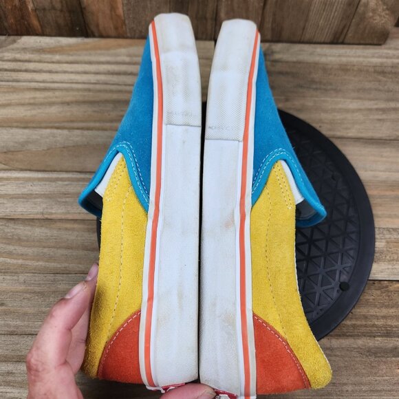 Simpsons x Vans Classic Slip on Mens size 8.5 Colorblock Athletic Shoes - Picture 7 of 11